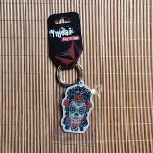 Butterfly Eyes Keychain
